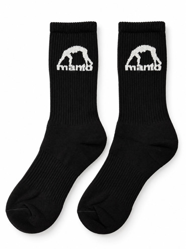MANTO socks logo -black 